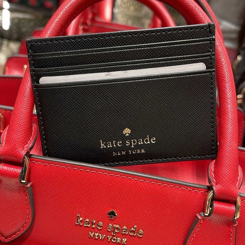 Kate Spade Schuyler Small Card Holder Wristlet
Black 
NWT - Picture 15 of 16